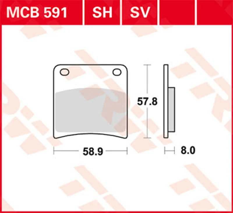 Brakepads Organic