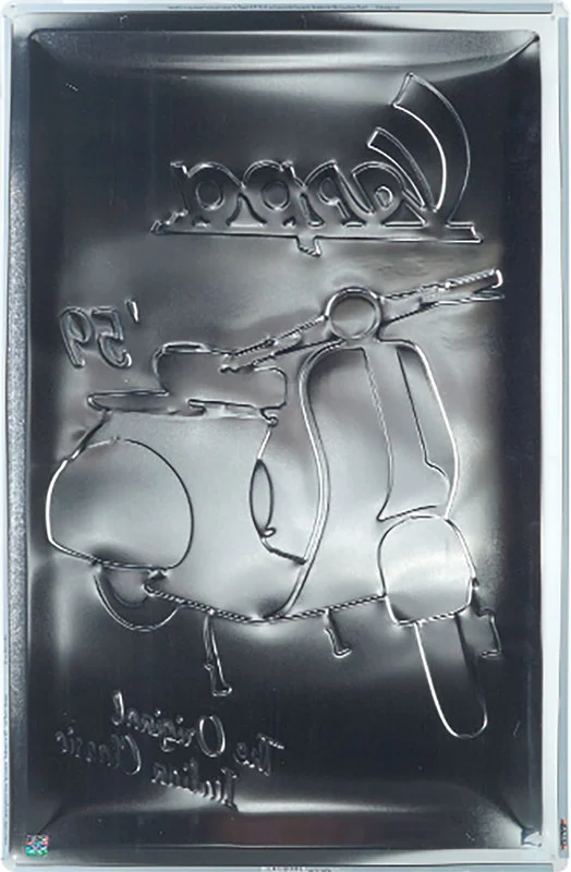 Retro Blechschild Vespa 59