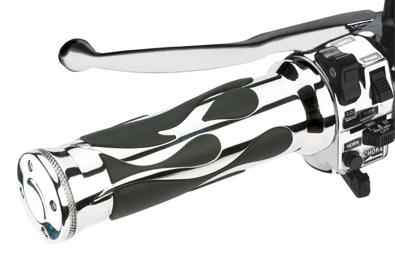 Handlebar Grips Flames