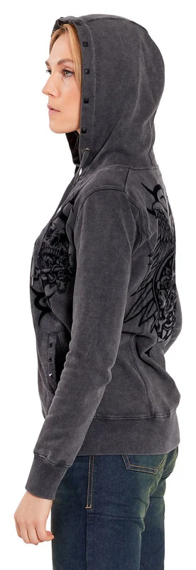 Crossbones Capuche Femme