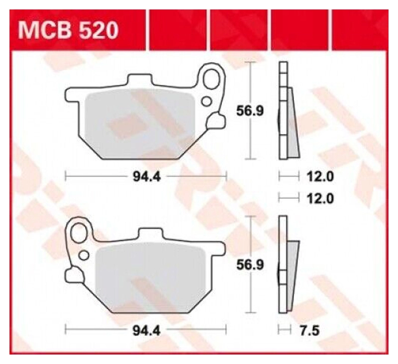 Brakepads Organic