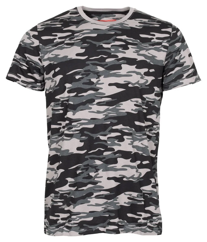 T shirt camouflage uomo top