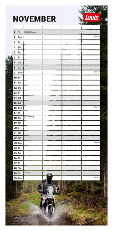 Calendrier 2026