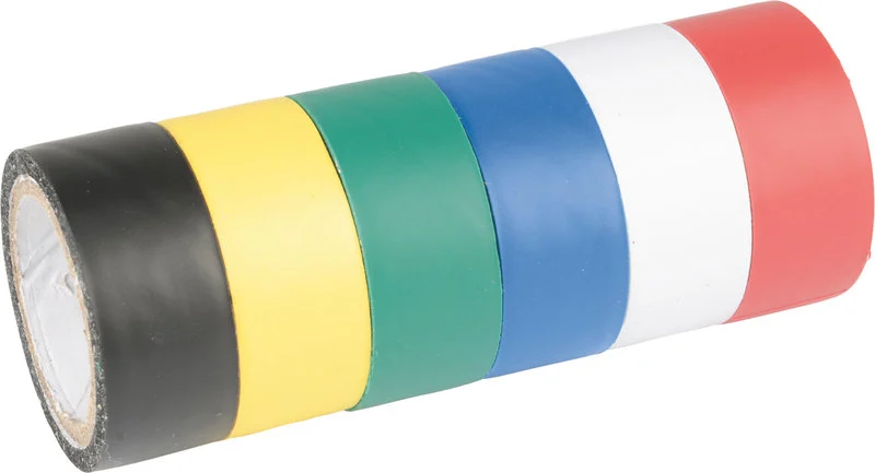 Insulating Tape Set, 6 Rolls