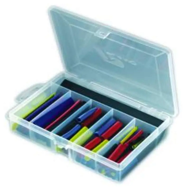 Schrumpfschlauch-Set, farbig, 127-teilig