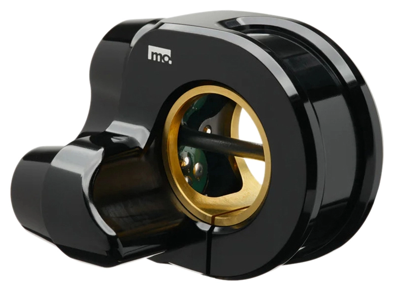 mo.schakelaar basic led, 3 knoppen, zw