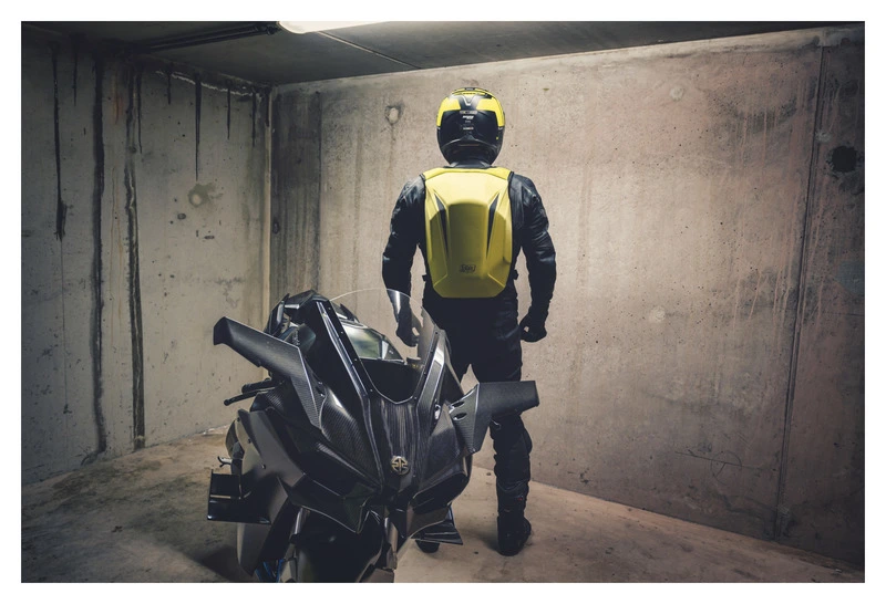 Hard Shell Rugzak Geel