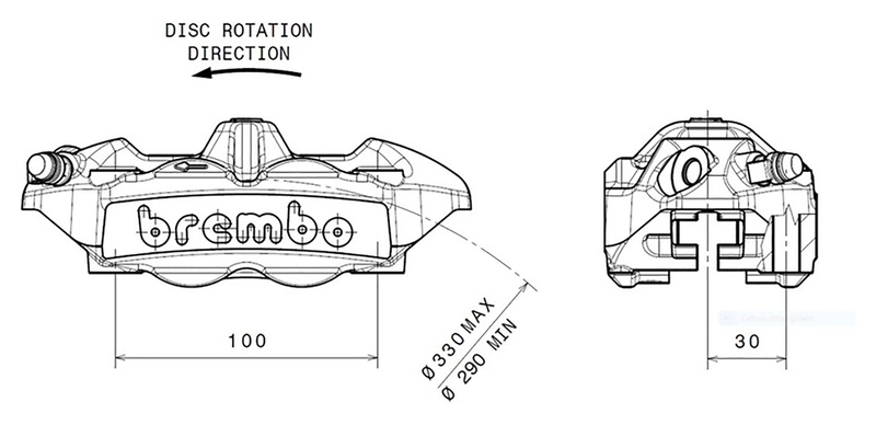 Brake Caliper M4.34 Front