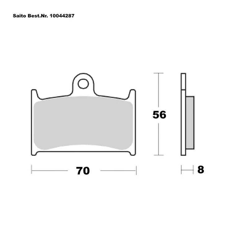 Brake-Pads Organic With Abe