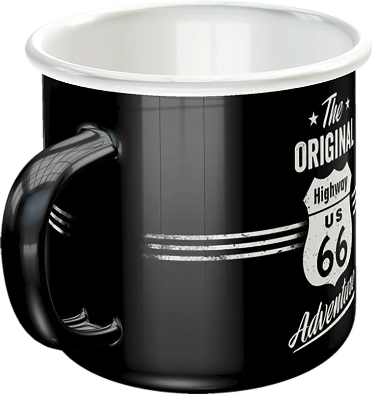 Emaljmugg Route 66