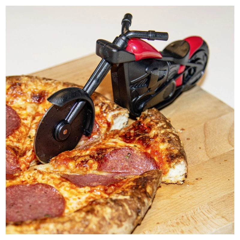 Roulette à pizza moto chopper