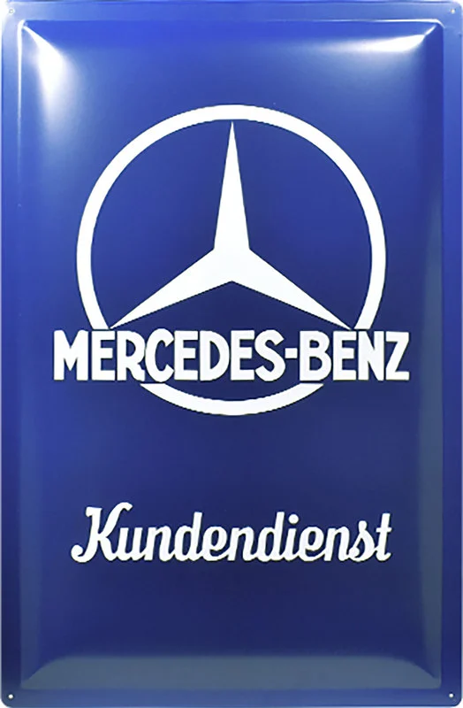 Retro Blechschild Mercedes-Benz