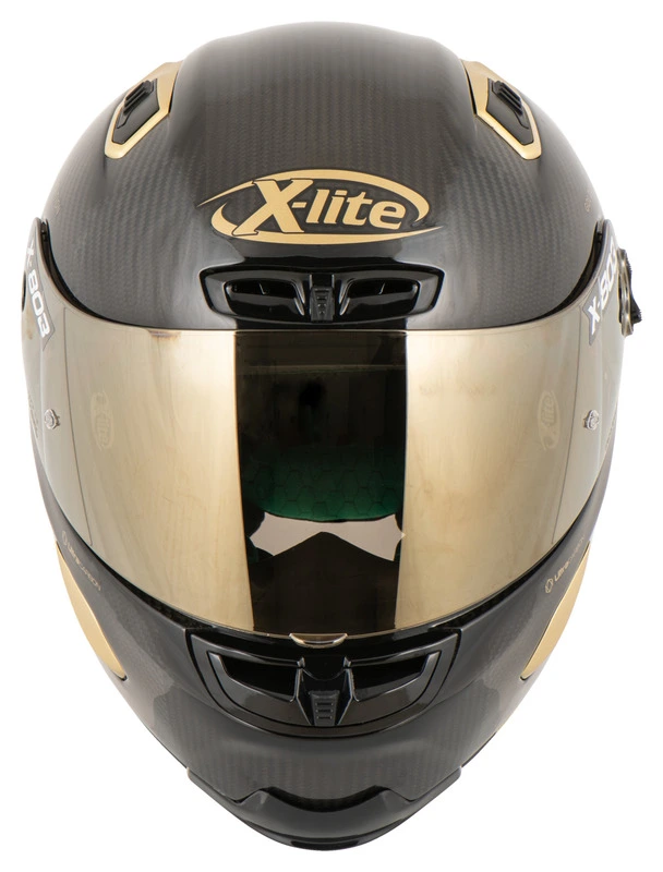 X-Lite X-803 RS U.C. EDITI 033 S Casco Integrale Racing – Carbonio, Visiera Dark Green Inclusa