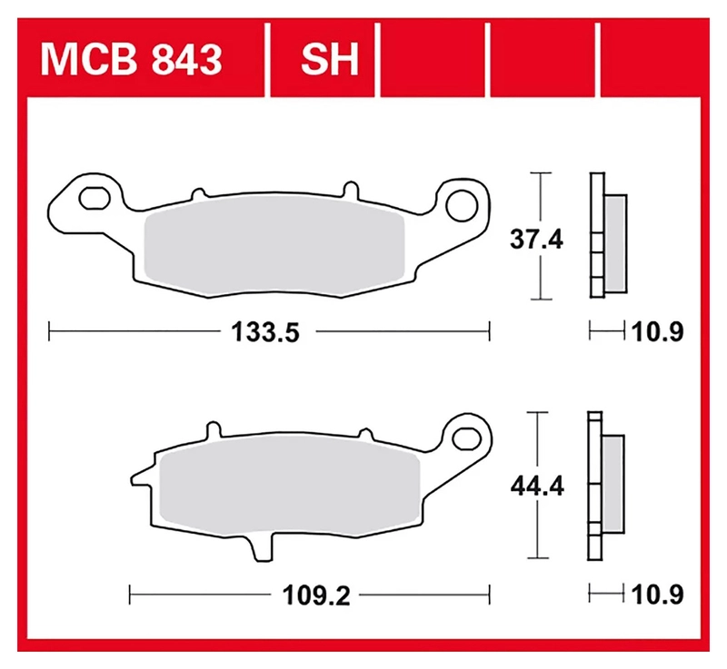 Brakepads Organic