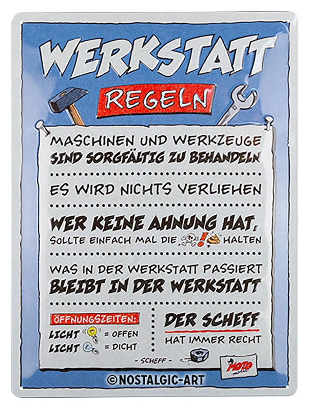 Tennskylt Workshop Regler