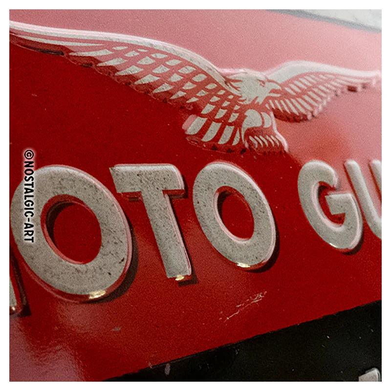 Metalskilt Moto-Guzzi "Parking Only"