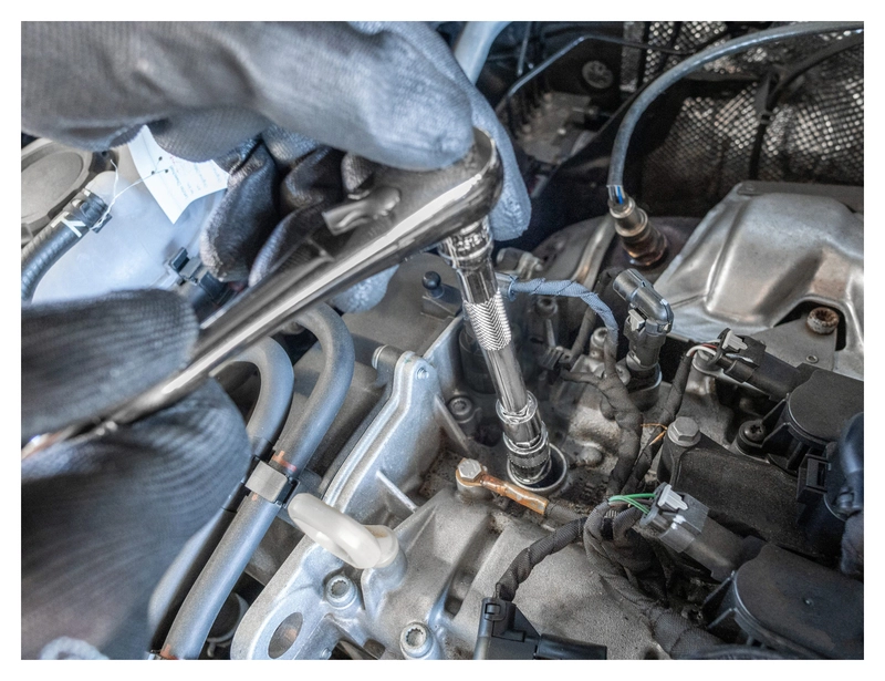 Spark plug socket set