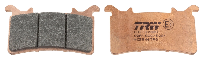 Plaquettes de frein en métal fritté