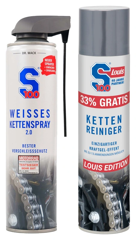 Set: Chain cleaner 400 ml and white
