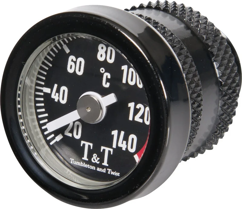 Oil Temperature Gauge Black