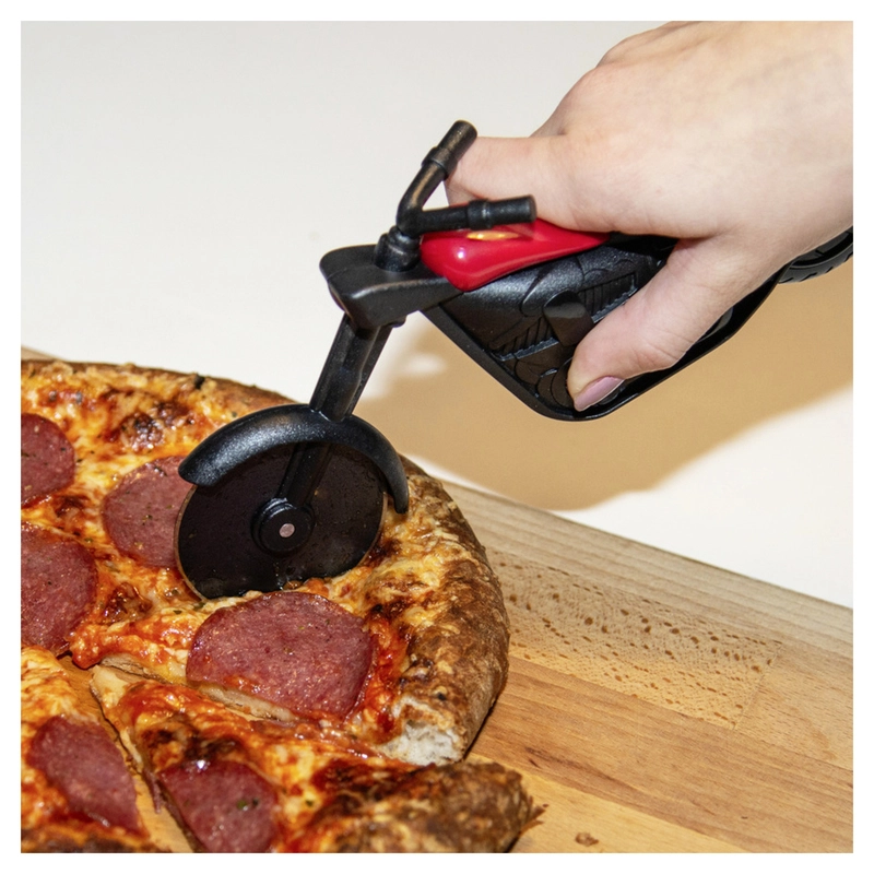 Roulette à pizza moto chopper