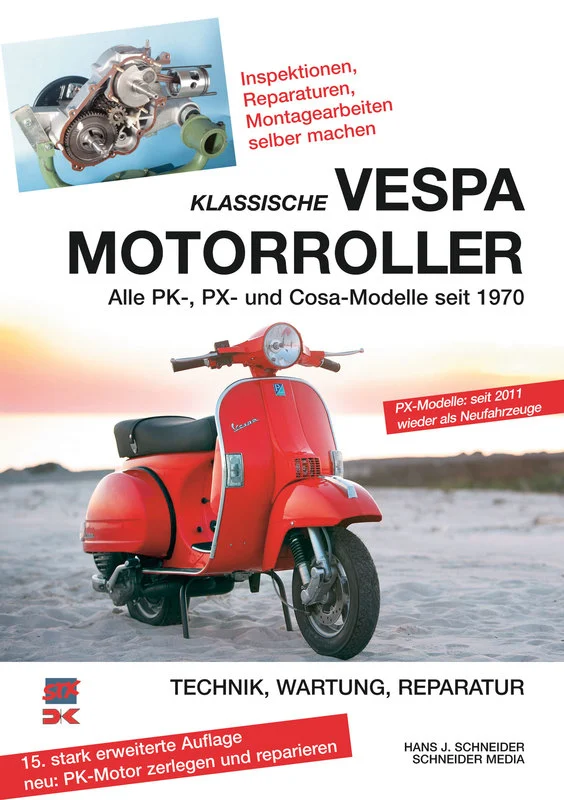 Klassische Vespa Motorroller seit 1970