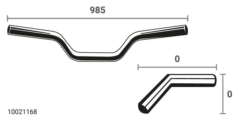 Handlebar Straight Width 985Mm