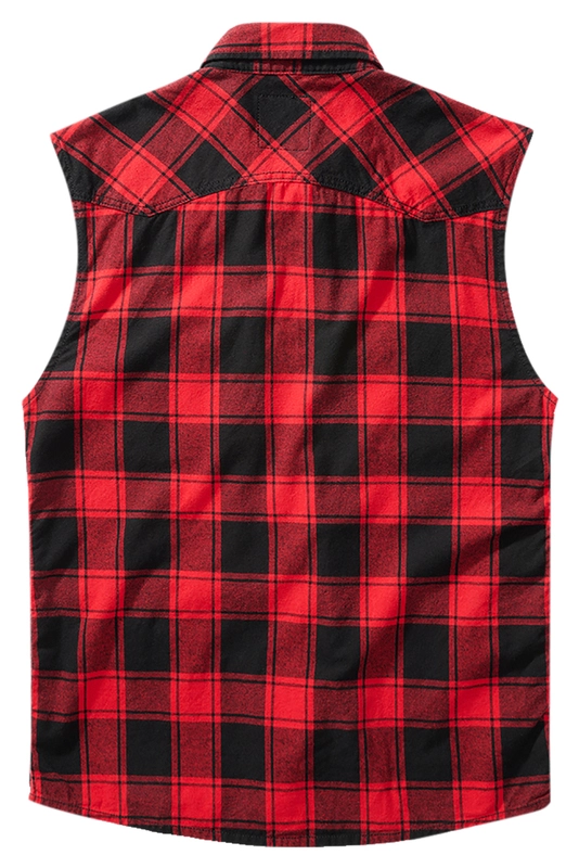 Koszulka bez rękawów Brandit Check Shirt