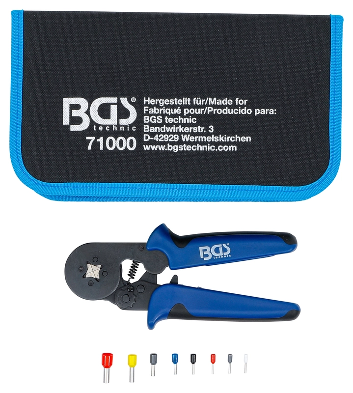 Pince à sertir pr embouts 0,25 à 10 mm²