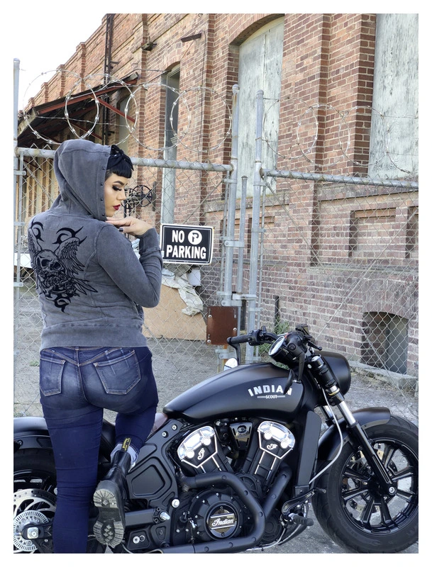 Crossbones Capuche Femme