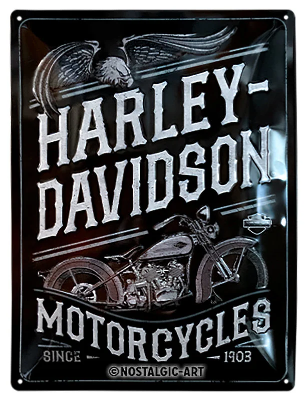 Plåtskylt Harley-Davidson