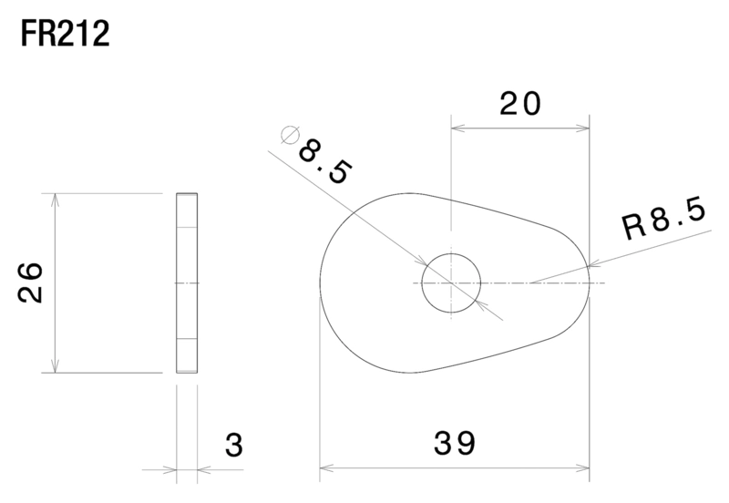 Indicator adapter, 4 pieces