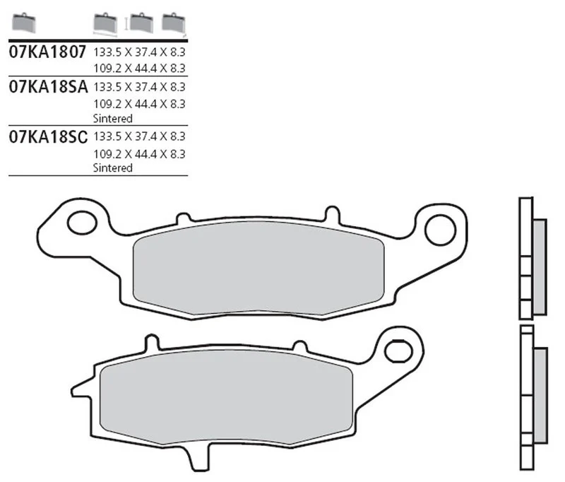 Bremsbeläge Sintermetall