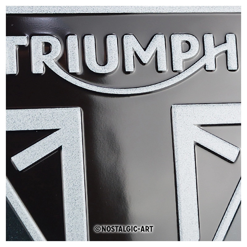 Plaque en tôle Triumph « Original »