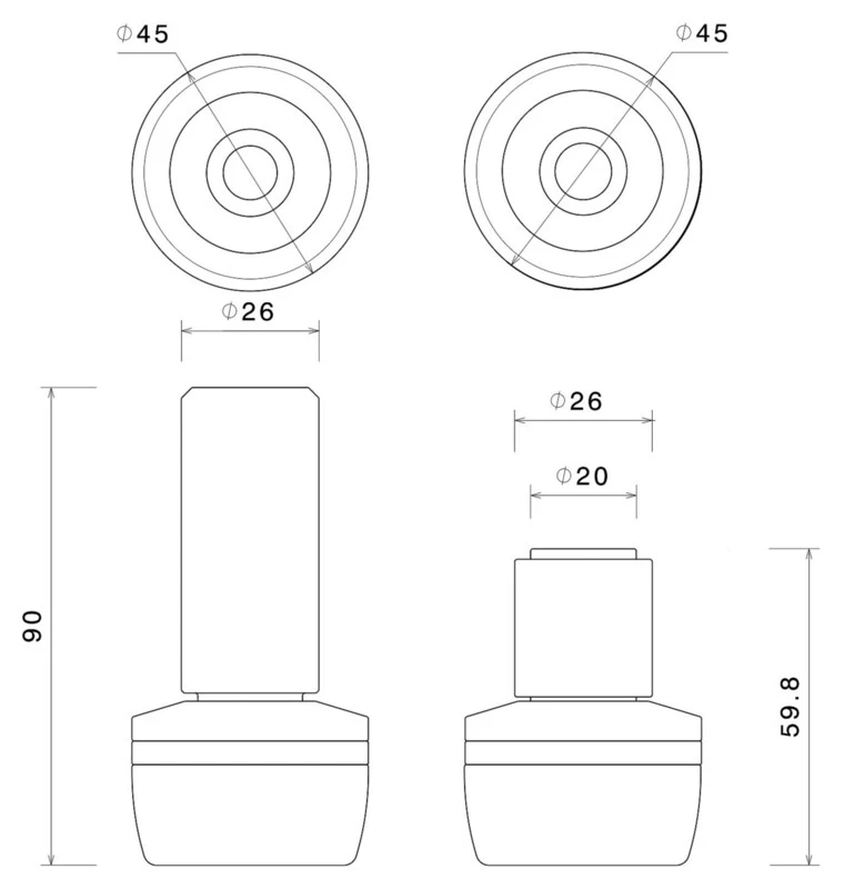 Side sliders kit for various models