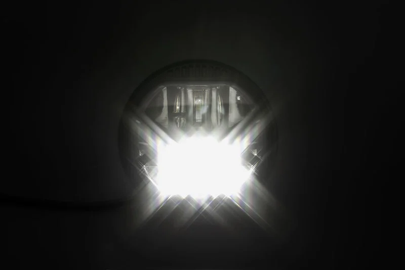 LED headlight + motoism lamp mask