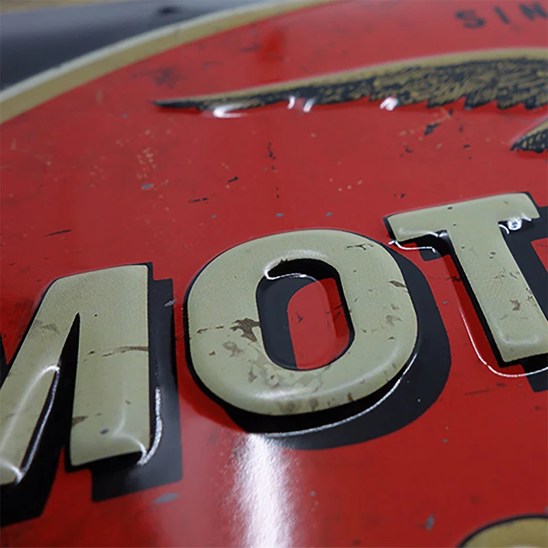 Blechschild Moto-Guzzi Logo