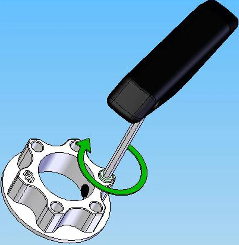 Titanium Nut ACM Safety Lock