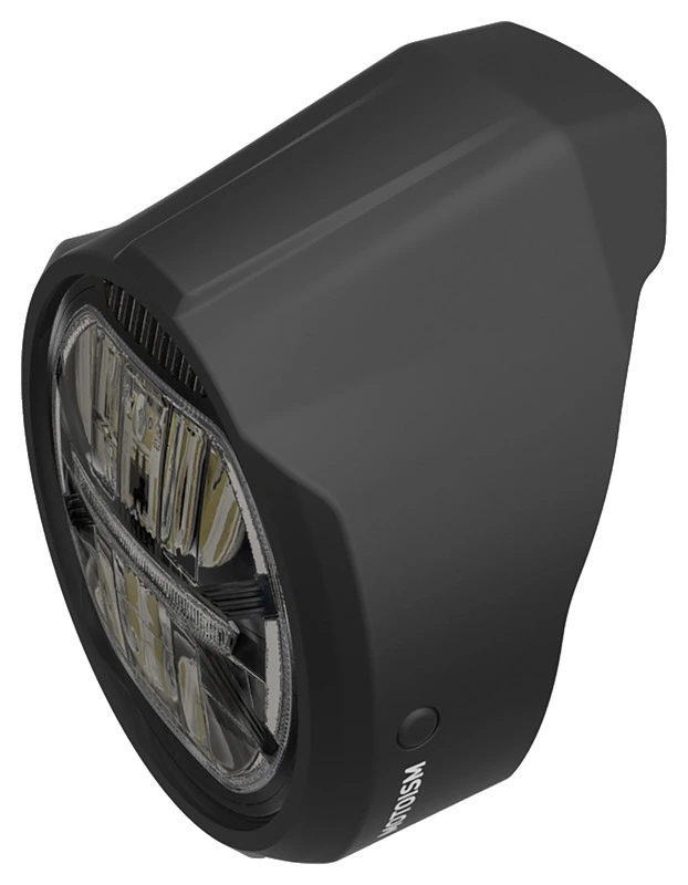 LED headlight + motoism lamp mask