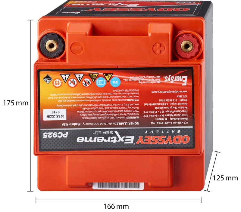 ODYSSEY Hawker Batteries