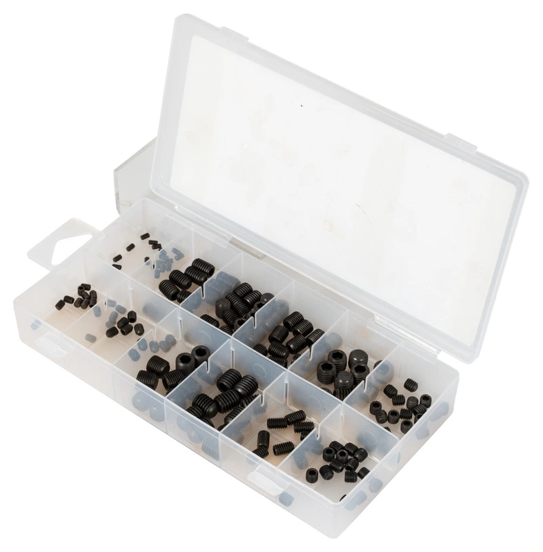 Madenschrauben-Set 160-teilig metrisch