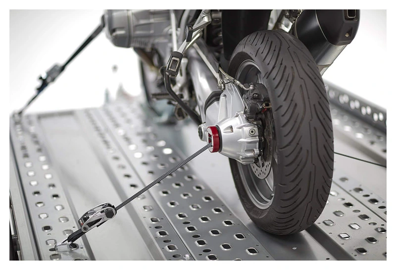 CapStrap tie-down system for BMW