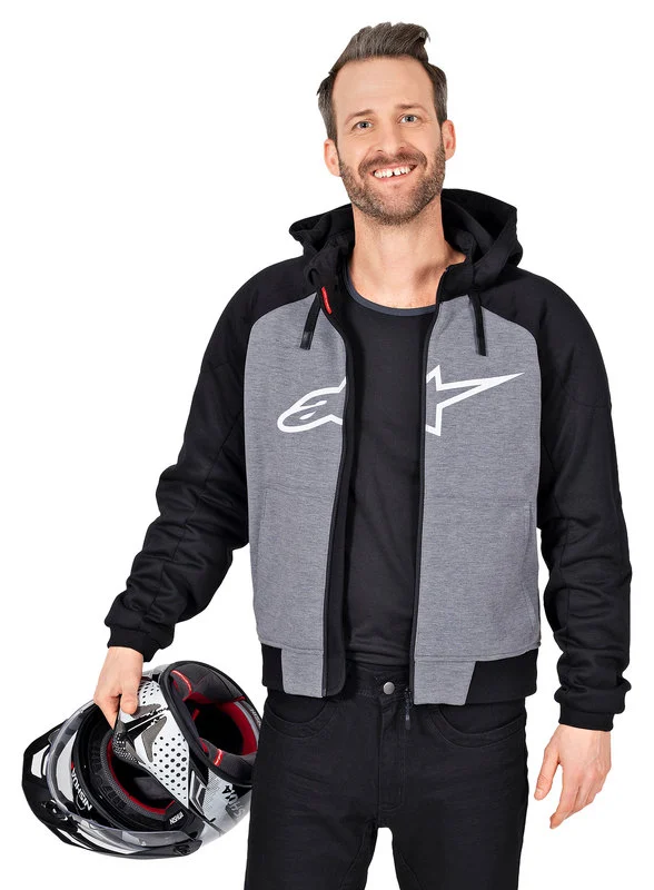 alpinestars Alpinestars Chrome Sport Hooded Motorcycle Jacket