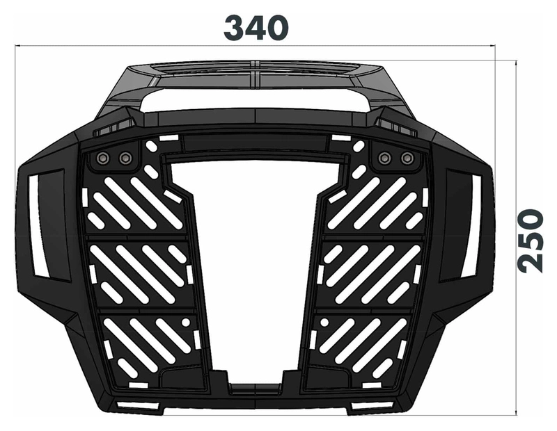 Hepco+Becker portapacchi GP Alu Rack
