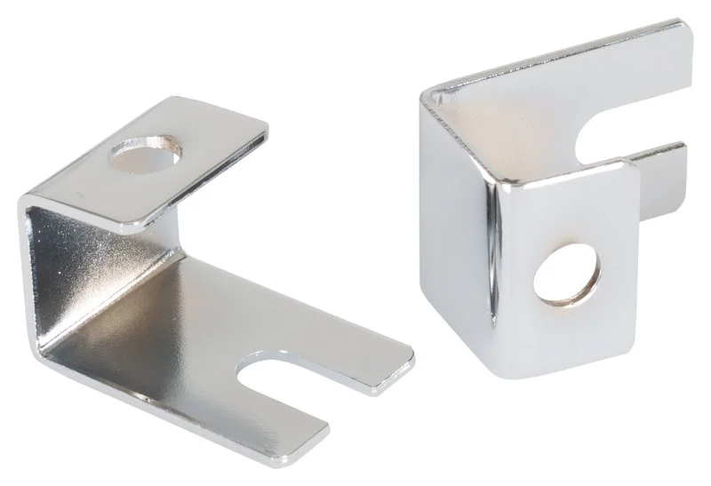 Set staffe angolari cromate