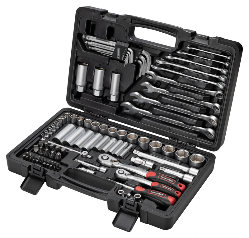 Tool set 92 pieces, metric
