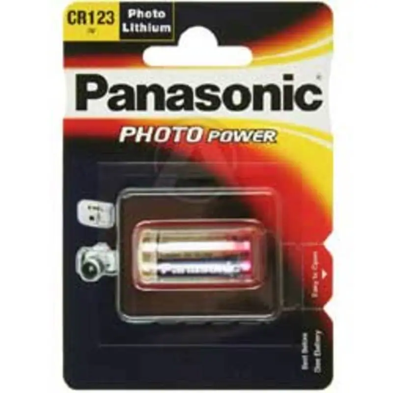 BATTERIJ CR123A PANASONIC