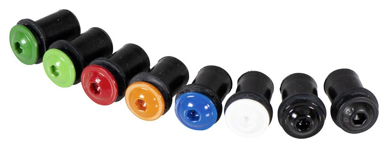 Bolt set for fairing windshields