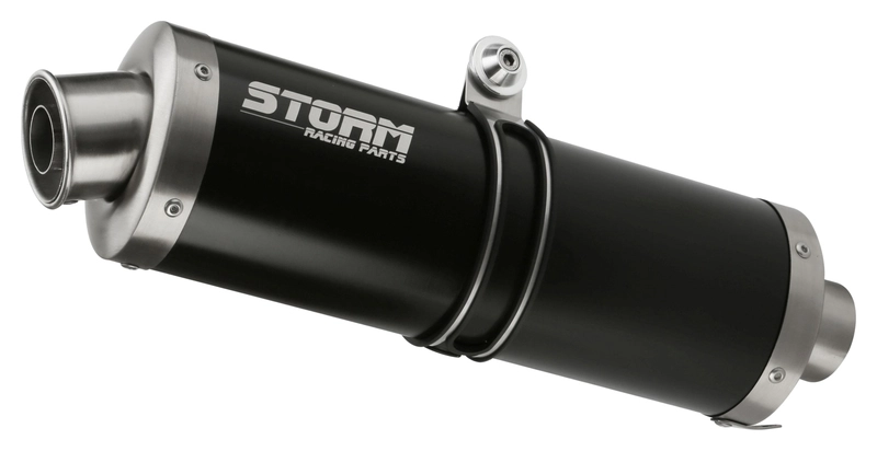 Steel Black Oval