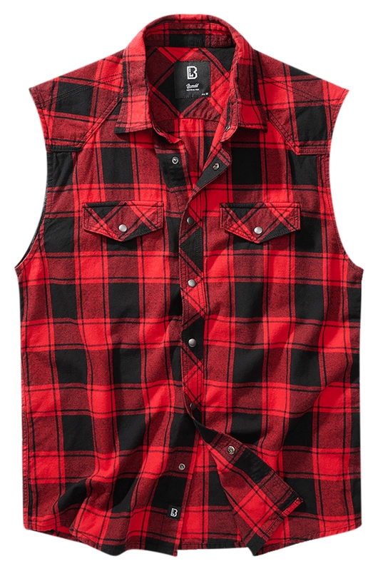 Koszulka bez rękawów Brandit Check Shirt
